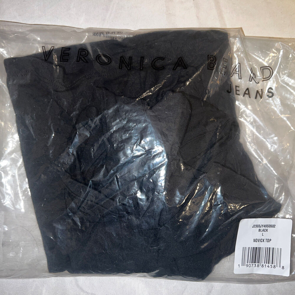 Veronica Beard Black Halter Twist Neck Blouse - Picture 8 of 13